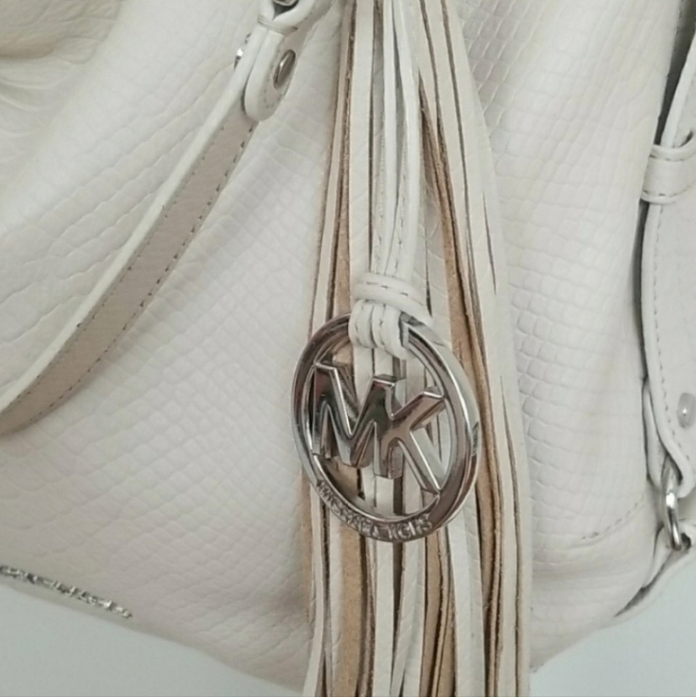 Rare Michael Kors Python Leather Embossed Shoulde… - image 7